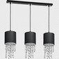 Milagro piekarināmā lampa Almeria Black/Chrome cena un informācija | Lustras | 220.lv