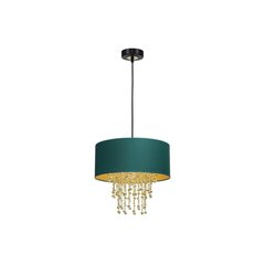 Milagro piekarināmā lampa Almeria Green/Gold cena un informācija | Piekaramās lampas | 220.lv