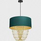 Milagro piekarināmā lampa Almeria Green/Gold cena un informācija | Lustras | 220.lv