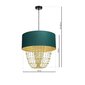 Milagro piekarināmā lampa Almeria Green/Gold cena un informācija | Lustras | 220.lv