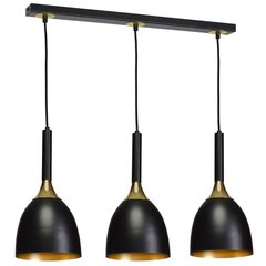 Milagro подвесной светильник Clark Black/Gold цена и информация | Люстры | 220.lv