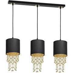 Milagro piekarināmā lampa Almeria Black/Gold cena un informācija | Piekaramās lampas | 220.lv