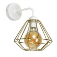 Milagro sienas lampa Lupo White/Gold