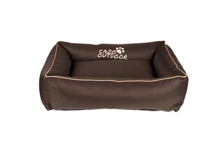 Cazo Outdoor Bed Maxy brūna gulta suņiem 100x85cm цена и информация | Лежаки, домики | 220.lv