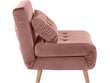 Guļamistabas krēsls Notio Living Malina, rozā cena un informācija | Atpūtas krēsli | 220.lv