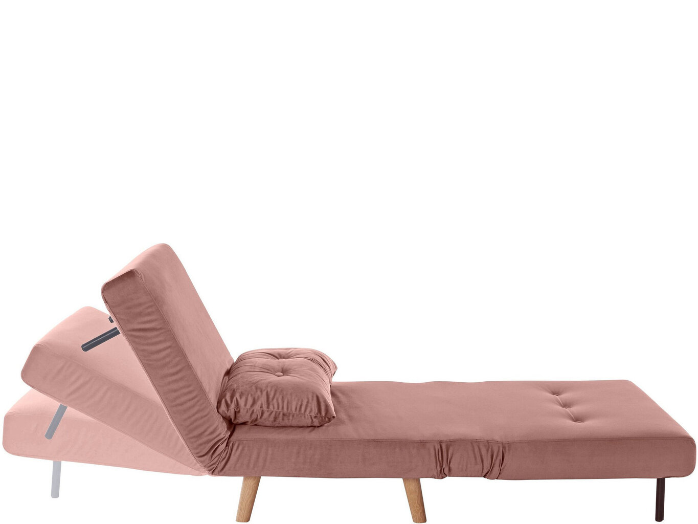 Guļamistabas krēsls Notio Living Malina, rozā cena un informācija | Atpūtas krēsli | 220.lv