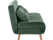 Divvietīgs guļamistabas krēsls Notio Living Malina, tumši zaļš cena un informācija | Atpūtas krēsli | 220.lv