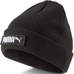 Puma cepure Classic Cuff Beanie Pu Black 023434 01 cena un informācija | Puma Aksesuāri vīriešiem | 220.lv