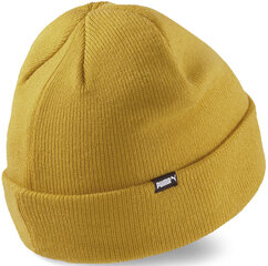 Puma cepure Classic Cuff Beanie Mi Yellow 023434 05 cena un informācija | Vīriešu cepures, šalles, cimdi | 220.lv