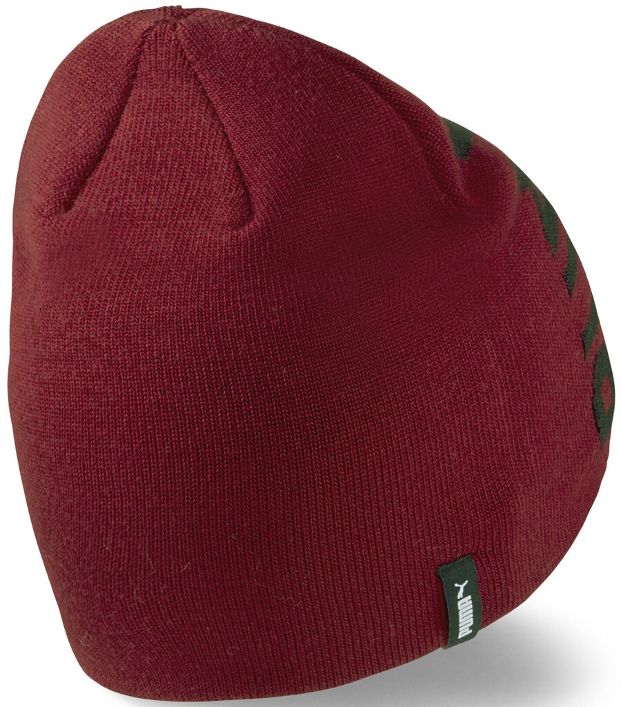 Puma cepure Ess Classic Cuffless Beanie Red 023433 03 cena un informācija | Vīriešu cepures, šalles, cimdi | 220.lv