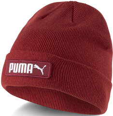 Puma cepure Classic Cuff Beanie In Red 023434 04 cena un informācija | Vīriešu cepures, šalles, cimdi | 220.lv