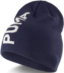 Puma Кепки Ess Classic Cuffless Beanie Blue 023433 02 цена и информация | Мужские шарфы, шапки, перчатки | 220.lv