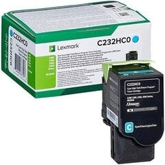 Lexmark C232HC0, zils (cyan) cena un informācija | Kārtridži lāzerprinteriem | 220.lv