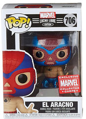 Фигурка Funko POP! Marvel Lucha lible Spider man цена и информация | Атрибутика для игроков | 220.lv