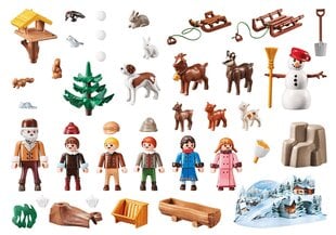 70260 PLAYMOBIL® Рождественский календарь Зимний мир Хайди цена и информация | Конструкторы и кубики | 220.lv