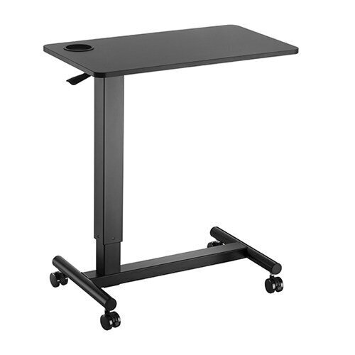Regulējama augstuma galds UP UP Forseti, melns cena un informācija | Datorgaldi, rakstāmgaldi, biroja galdi | 220.lv