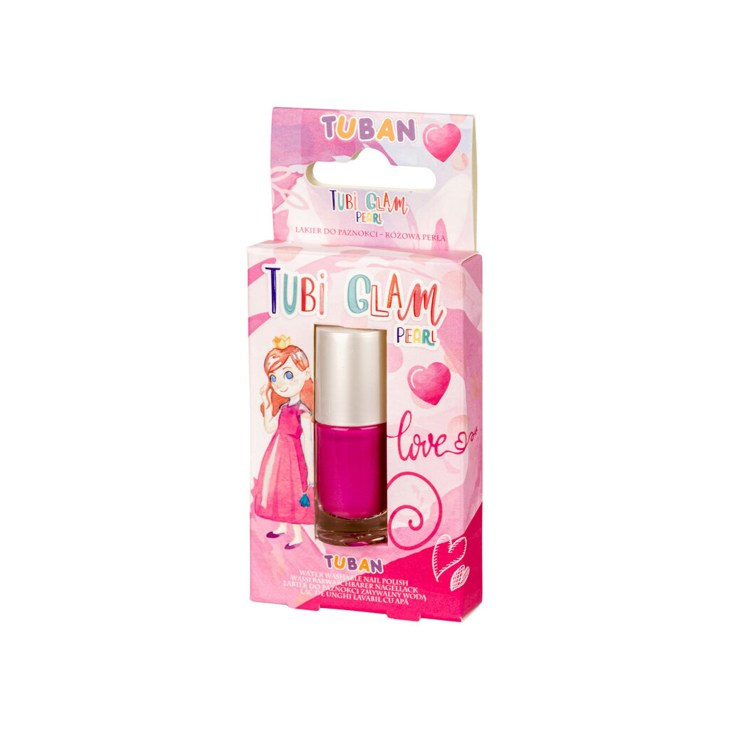 Tubi Glam - Nagu laka bērniem - Pērļu rozā - 5ml, Tuban TU3459 cena un informācija | Nagu lakas, stiprinātāji | 220.lv