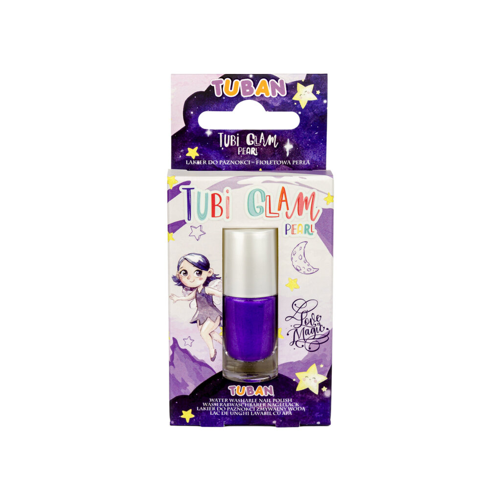 Tubi Glam - Nagu laka bērniem - Pērļu violeta - 5ml, Tuban TU3462 цена и информация | Bērnu kosmētika, līdzekļi jaunajām māmiņām | 220.lv