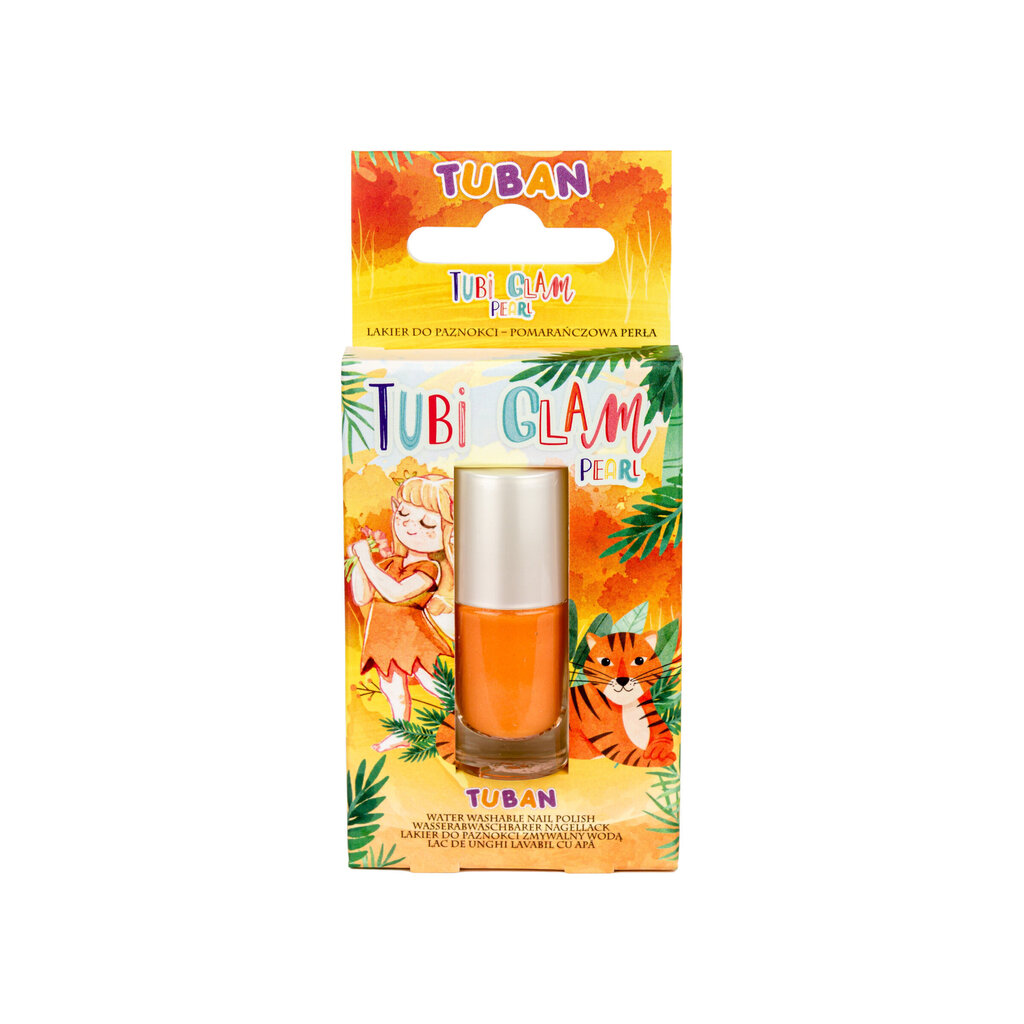 Tubi Glam - Nagu laka bērniem - Pērļu oranža - 5ml, Tuban TU3463 cena un informācija | Bērnu kosmētika, līdzekļi jaunajām māmiņām | 220.lv