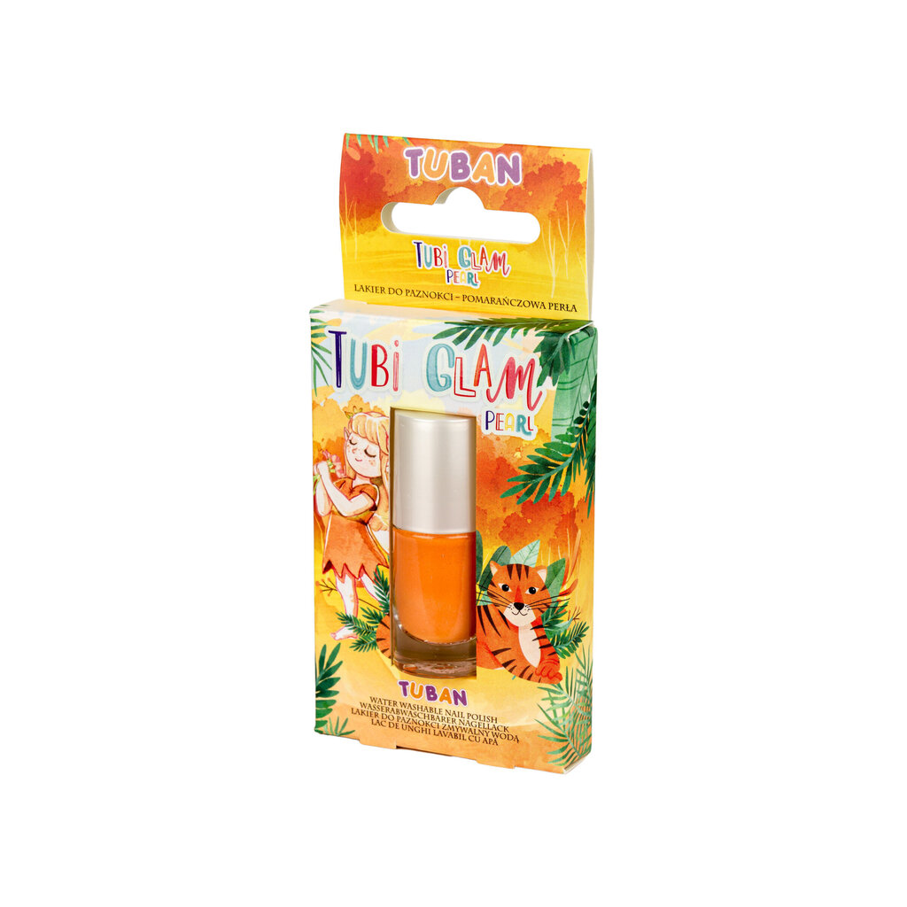 Tubi Glam - Nagu laka bērniem - Pērļu oranža - 5ml, Tuban TU3463 cena un informācija | Bērnu kosmētika, līdzekļi jaunajām māmiņām | 220.lv