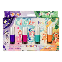 Nagu laku komplekts bērniem Tuban Tubi Glam Pearl, 4x5 ml cena un informācija | Tuban Kosmētika | 220.lv