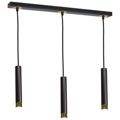 Milagro piekarināmā lampa Dani Black/Gold cena un informācija | Lustras | 220.lv