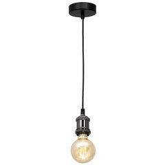 Milagro piekarināmā lampa Edison Black/Chrome cena un informācija | Piekaramās lampas | 220.lv