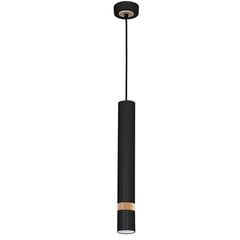Milagro подвесной светильник Joker Black/Wood цена и информация | Люстры | 220.lv