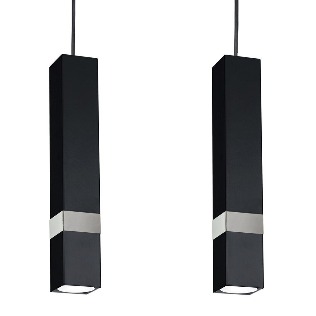 Eko-Light piekarināmā lampa Vidar Black/Chrome 3 cena un informācija | Piekaramās lampas | 220.lv