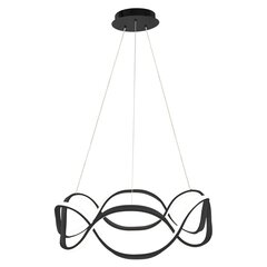 Piekaramā LED lampa ar tālvadības pulti Twist, Black cena un informācija | Lustras | 220.lv