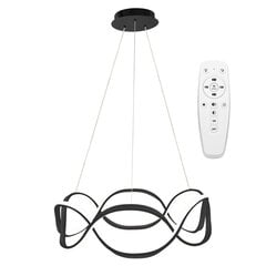 Piekaramā LED lampa ar tālvadības pulti Twist, Black cena un informācija | Lustras | 220.lv