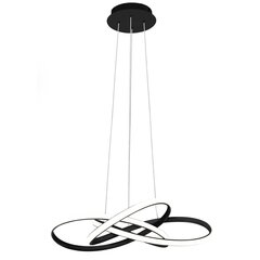 Piekaramā LED lampa ar tālvadības pulti Node, Black cena un informācija | Lustras | 220.lv