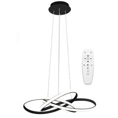 Piekaramā LED lampa ar tālvadības pulti Node, Black cena un informācija | Lustras | 220.lv