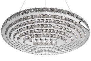 Piekaramā LED lampa ar tālvadības pulti Crystal Oval цена и информация | Люстры | 220.lv