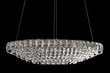 Piekaramā LED lampa ar tālvadības pulti Crystal Oval cena un informācija | Lustras | 220.lv