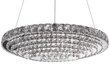 Piekaramā LED lampa ar tālvadības pulti Crystal Oval cena un informācija | Lustras | 220.lv