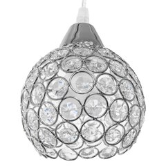 Piekaramā lampa Sparkle Ball, Chrome цена и информация | Люстры | 220.lv