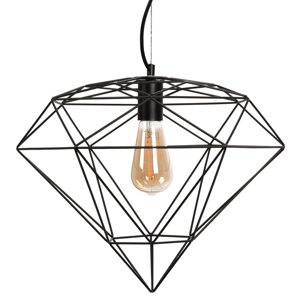 Piekaramā lampa Metal Diamond, Black cena un informācija | Piekaramās lampas | 220.lv