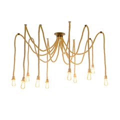 Piekaramā lampa Rope Spider 10 cena un informācija | Lustras | 220.lv