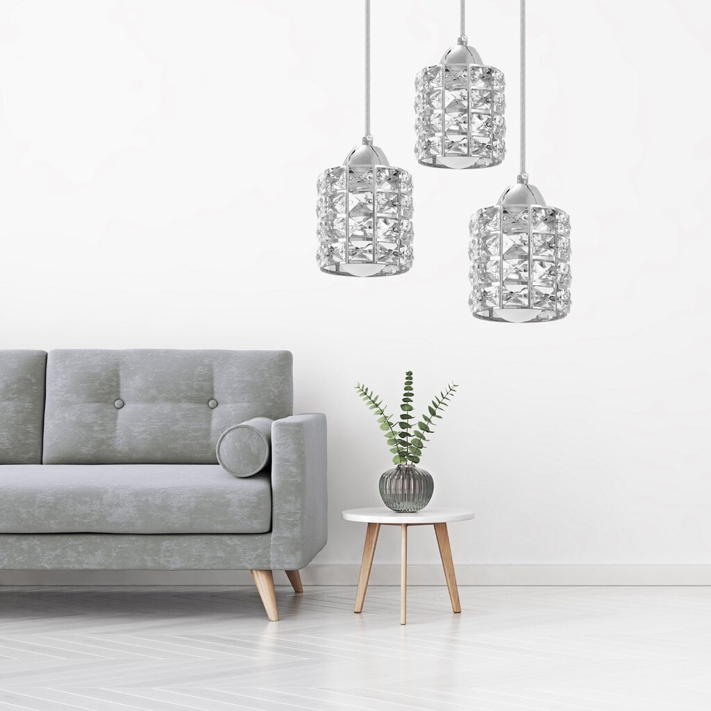 Piekaramā lampa Luminary 3CP, Silver cena un informācija | Lustras | 220.lv