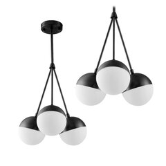 Piekaramā lampa Trio, Black cena un informācija | Lustras | 220.lv