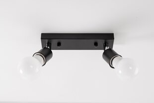 Griestu lampa Minimal 2, Black cena un informācija | Griestu lampas | 220.lv