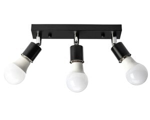 Griestu lampa Minimal 3, Black cena un informācija | Griestu lampas | 220.lv