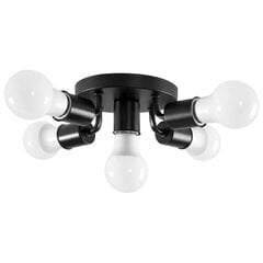 Griestu lampa Minimal 5, Black cena un informācija | Griestu lampas | 220.lv