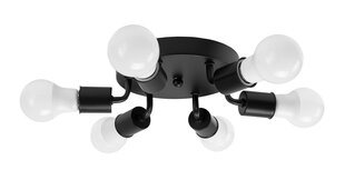 Griestu lampa Minimal 6, Black цена и информация | Потолочные светильники | 220.lv