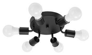 Griestu lampa Minimal 6, Black цена и информация | Потолочные светильники | 220.lv