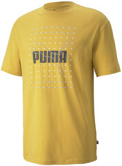 Puma Футболки Reflective Graphic Tee Yellow 845849 37/L цена и информация | Мужские футболки | 220.lv