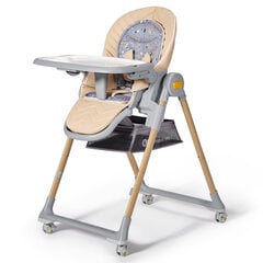 Barošanas krēsls/ gultiņa Kinderkraft Lastree, wood cena un informācija | Barošanas krēsli | 220.lv