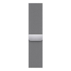 45 мм Apple Watch Миланский сетчатый браслет, Silver цена и информация | Аксессуары для смарт-часов и браслетов | 220.lv