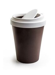 Настольная мусорная корзина Mini Coffee Bin, коричневая цена и информация | Мусорные баки | 220.lv